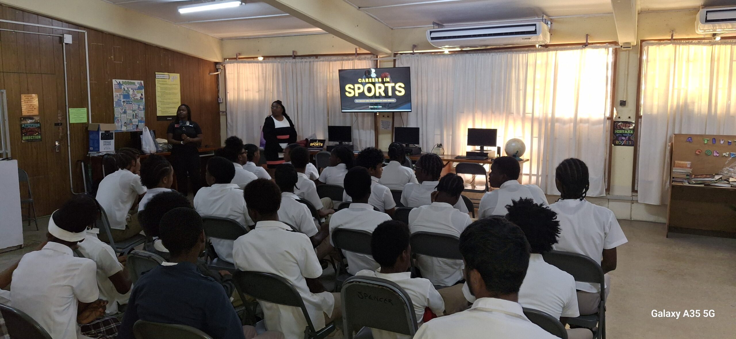 TTOC visits Barataria North Secondary